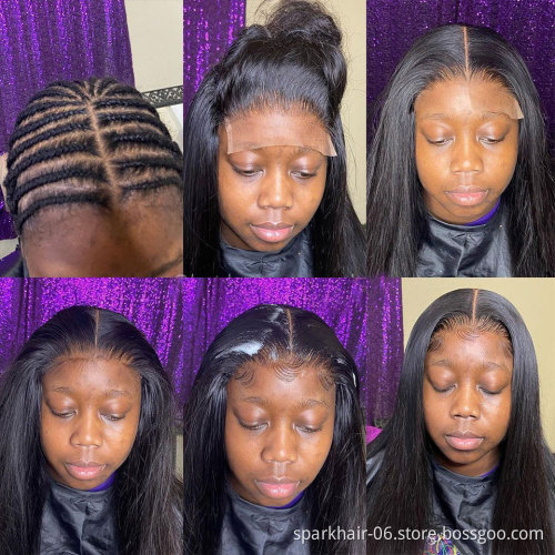OEM Custom Logo Virgin Human Hair Swiss Lace Transparent Lace Frontal Closures 360 13x6 4x4 5x5 Hd Lace Closure